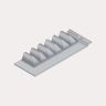 Swisspearl Cemsix Big Six Fibre Cement Eaves Filler - 1086mm (Natural Grey)