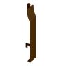 UPVC Shiplap Cladding - Butt Joint - Dark Brown