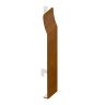 UPVC Shiplap Cladding - Butt Joint - Golden Oak