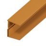 UPVC Shiplap Cladding - Edge Trim - 125mm - Golden Oak (5m)