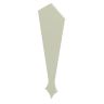 Fascia Board - Roofline Finial - 350mm - Cream