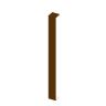 Fascia Board - Roofline Finial - 350mm - Dark Brown