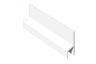 Soffit Board Felt Edge Trim - 40mm - White (5m)