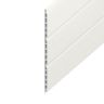 Hollow UPVC Soffit Board - 300mm x 9mm - White Ash (5m)