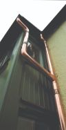 Lindab Guttering - Gutter Outlet with Clip OK - Natural Copper