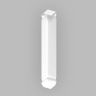 Fascia Board - Ogee 90˚ External Corner Trim - 350mm - White
