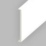 Box-end Fascia UPVC Board - Ogee 400mm x 18mm - White (1.25m)