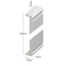 Ogee double upvc fascia sizing