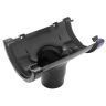 UPVC Half Round Guttering - Running Outlet - 112mm x 51mm