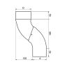 Lindab Steel Guttering - One-Piece Offset Bend