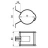 Lindab Steel Guttering - Universal Pipe Bracket