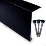 Sure Edge - 2m Metal Edge Trim - Black Plastisol