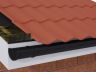 Timloc Eaves Comb Filler for Profiled Tiles - 1000mm - Black (Pack of 50)