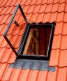 VELUX GVT 103 0059Z Double-Glazed Manual Side Hung Cold Room Roof Window - 54x83cm - Black Polyurethane/Aluminium