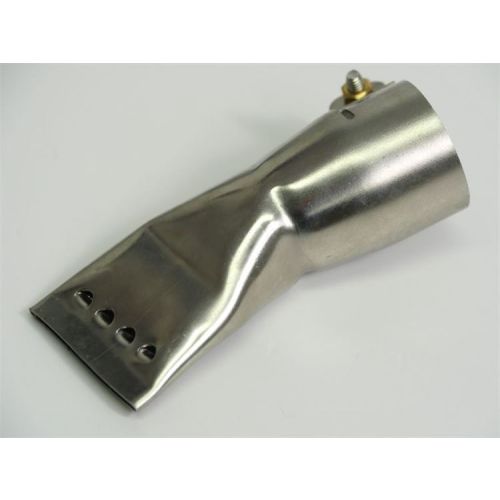 Leister TRIAC - 40mm Push-Fit Wide Slot Perforated Angled Nozzle