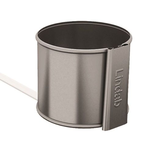 Lindab Guttering - Pipe Holder with Wedge - Magestic Galvanised