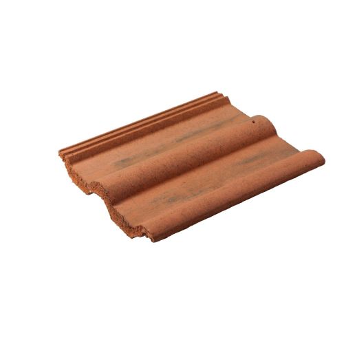 Redland 50 Double Roman Concrete Roof Tile - Smooth Farmhouse Red (2201)