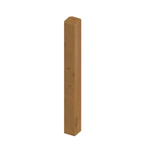 Fascia Board - 90? External Corner Trim - 450mm - Irish Oak