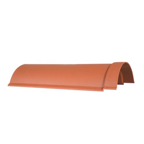 Lightweight Tiles - Smooth Budget Ridge - Red