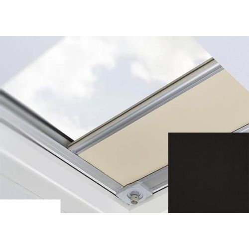 Fakro - ARF/D II 226 - Flat Roof Manual Blackout Blind - Black