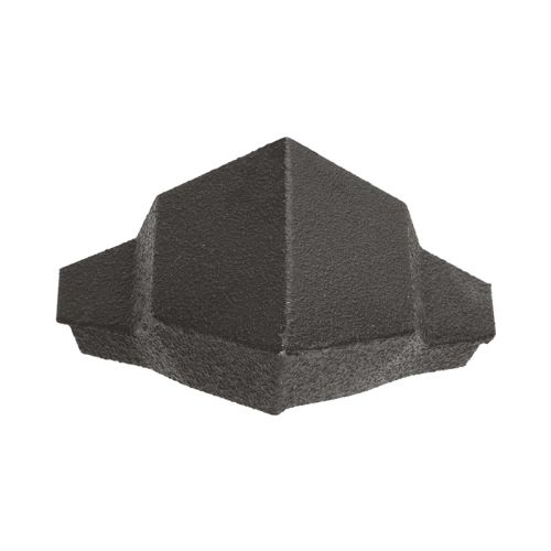 Britmet Pantile 2000 - Metal Hip End Cap - Mid Grey