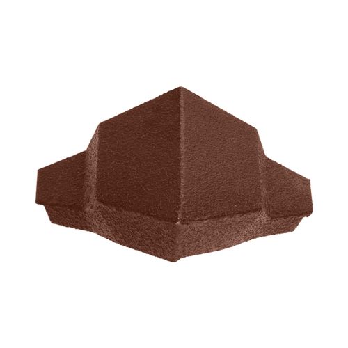 Britmet Pantile 2000 - Metal Hip End Cap - Terracotta