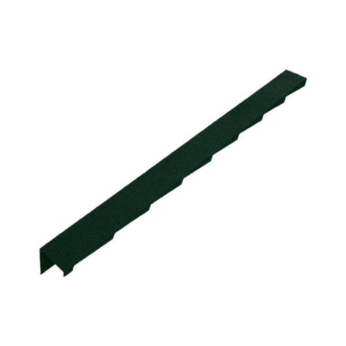 Britmet Plaintile - Metal Left Hand Barge - Tartan Green (1250mm)