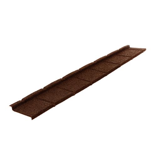 Britmet Plaintile - Lightweight Metal Roof Tile - Rustic Brown (0.45mm)