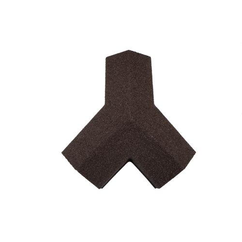 Britmet Shingle - Metal 3 Way Slimline Ridge/Hip - Bramble Brown