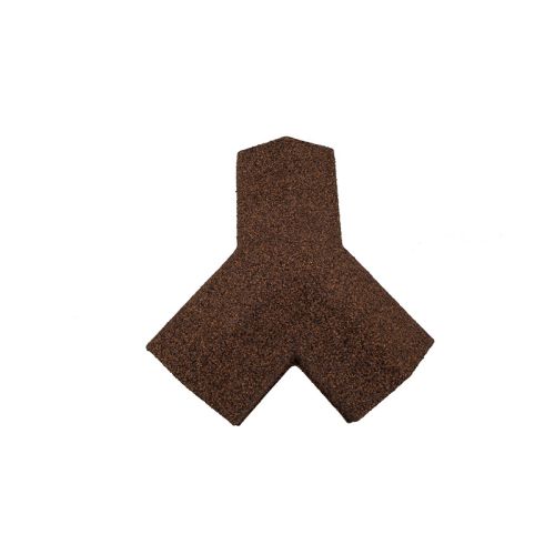 Britmet Shingle - Metal 3 Way Slimline Ridge/Hip - Rustic Brown