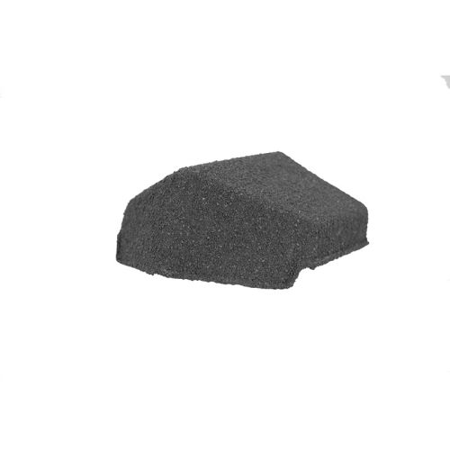Britmet Shingle - 90 Degree Metal Slimline Ridge End Cap - Titanium Grey