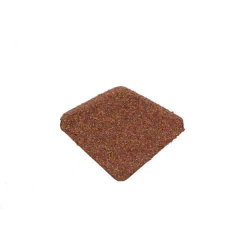 Britmet Shingle - Metal Slimline Ridge End Cap - Rustic Terracotta