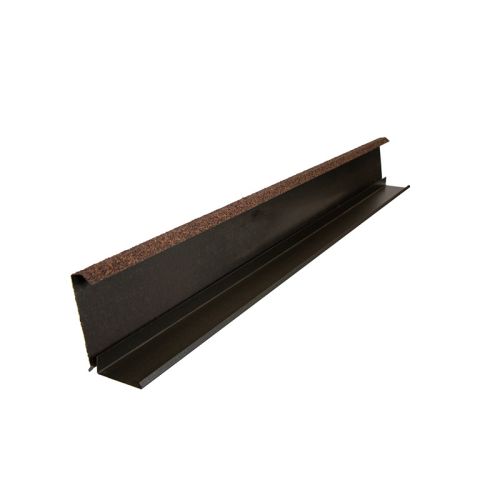 Britmet Shingle - Metal Barge Soaker - Rustic Brown