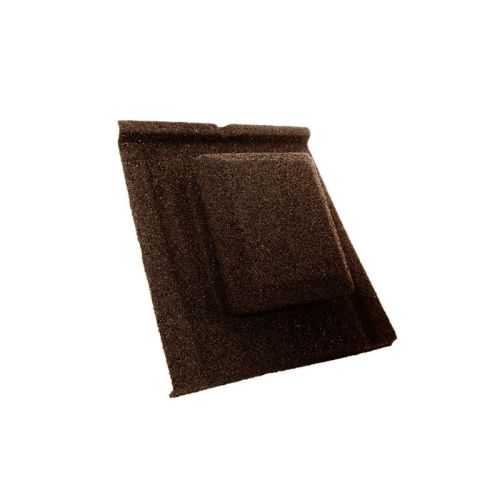 Britmet Slate 2000 - Air Vent Tile - Bramble Brown