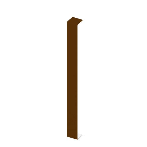 Fascia Board - Roofline Finial - 350mm - Dark Brown