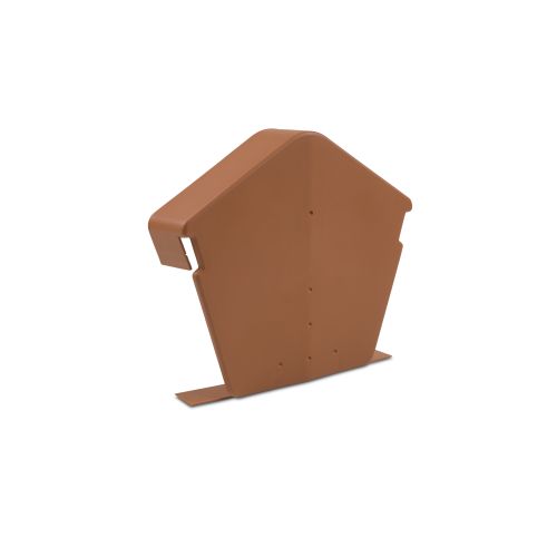 Hambleside Danelaw - Angled Ridge End Cap for Interlocking Plain Tile Dry Verge (Pack of 10)