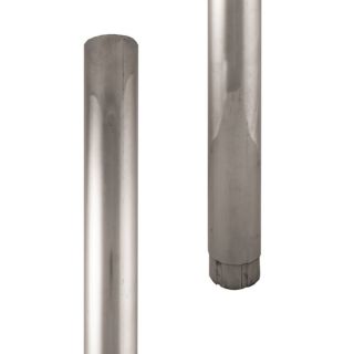 Lindab Steel Guttering - Downpipe - Magestic Galvanised