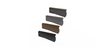 Timloc Ambi-Verge Dry Fix Half Round Ridge End Cap - 265 x 240mm (Pack of 10)