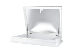 Coxdome Polycarbonate Rooftop Access Hatch with Upstand