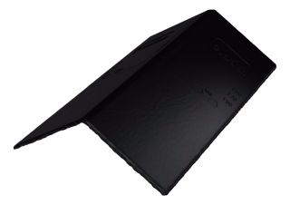 Guardian Synthetic Slate Ridge & Hip Tile - Black (Pack of 6)