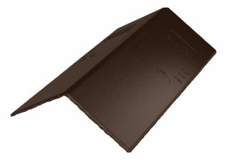 Guardian Synthetic Slate Ridge & Hip Tile - Brown (Pack of 6)
