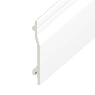 UPVC Shiplap Cladding Board - White (5m)