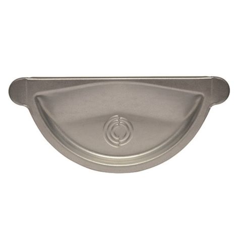 Lindab Steel Guttering - Self-Locking Stop End - Magestic Galvanised