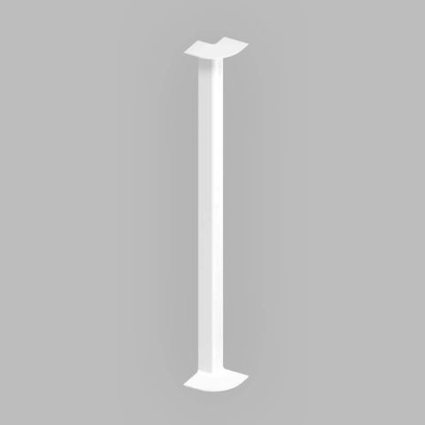 Fascia Board - 90˚ Internal Corner Trim - 450mm - White