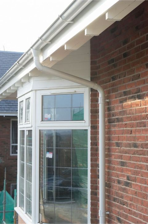 Lindab Steel Guttering - Intermediate Pipe