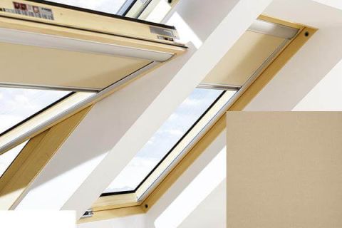Fakro - ARF II 227 - Manual Blackout Blind - Tortilla Brown