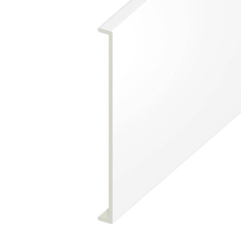 Box-end Capping Board - Plain 450mm x 9mm - White (1.25m)