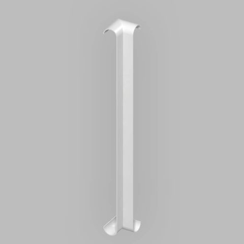 Fascia Board - Bull-nosed 90˚ Internal Corner Trim - 300mm - White