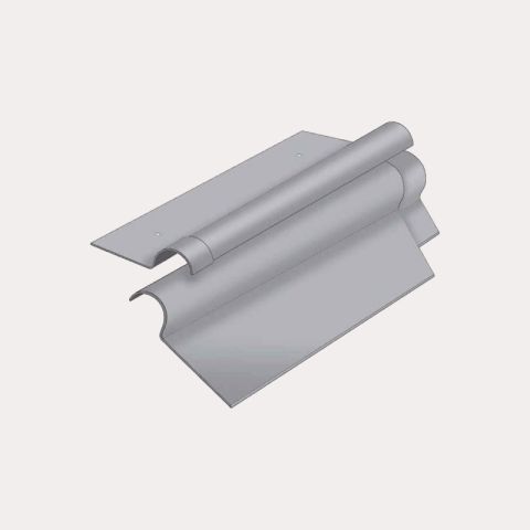 Swisspearl Cemsix Big Six Fibre Cement Two-Piece Adjustable Flat / Plain Ridge