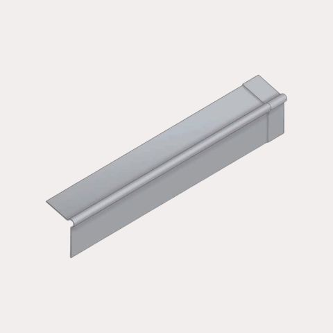 Swisspearl Cemsix Big Six Fibre Cement Roll Top Barge Board